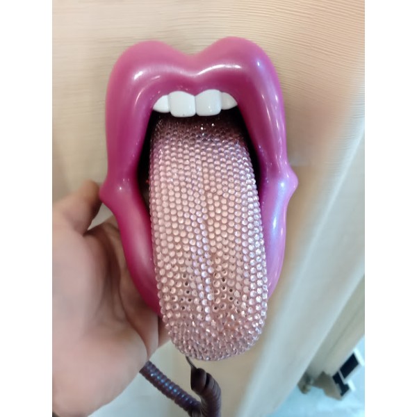 Telephone Mouth Strass