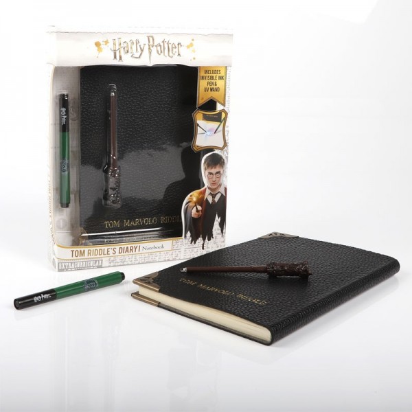 HARRY POTTER - Tom Riddle's Diary Notebook and Invisible Wand Pen