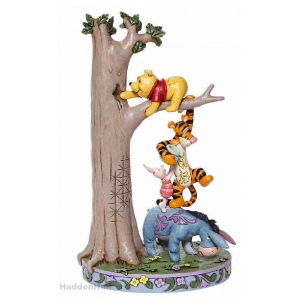 Hundred Acre Caper - Tree with Pooh and Friends Figurine