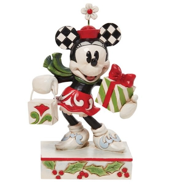 Minnie with Bag and Present Figurine by Jim Shore