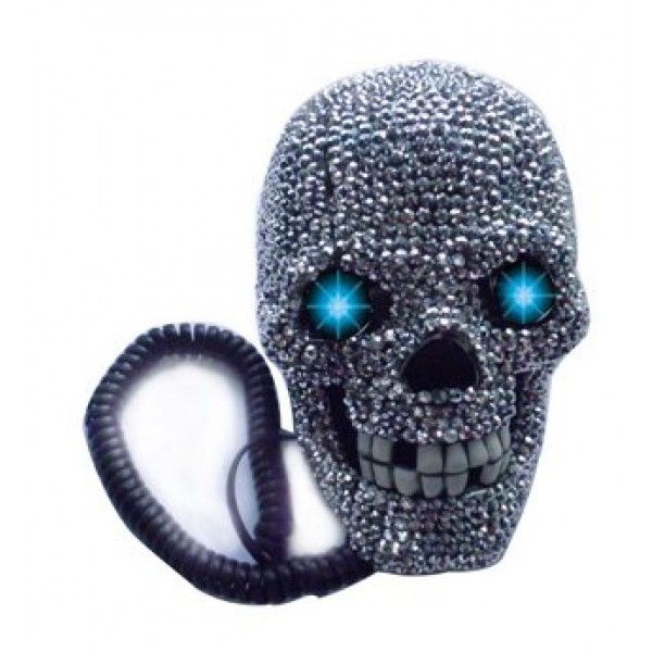 Telephone Skull Diamonds