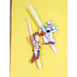 Λαμπάδα Woody- Buzz Toy Story με τις Αυθεντικές Φωνές
