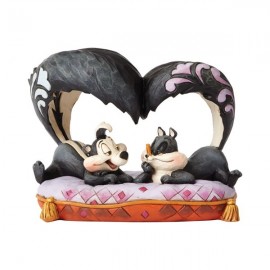 Hello, Cherie (Pepe Le Pew and Penelope) by Jim Shore