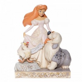 Spirited Siren -White Woodland Ariel Figurine Jim Shore