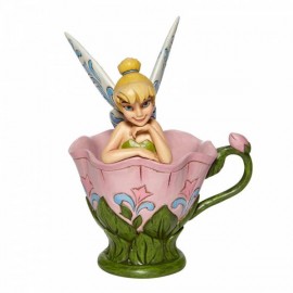 A Spot of Tink - Tinkerbell Sitting in a Flower Figurine Jim Shore