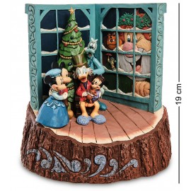 Mickey Mouse Christmas Carol Figurine Carved by Heart