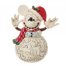 Mickey Mouse Snowman Figurine by Jim Shore