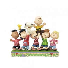 Peanuts Gang Celebration Figurine Snoopy Woodstock