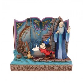 Sorcerer Mickey Storybook Figurine by Jim Shore