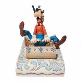 Goofy Sledding Figurine by Jim Shore