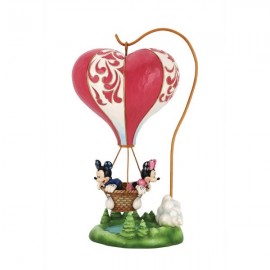 Love Takes Flight (Mickey & Minnie Mouse Heart Balloon Figure) by Jim Shore