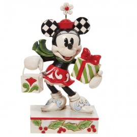 Minnie with Bag and Present Figurine by Jim Shore