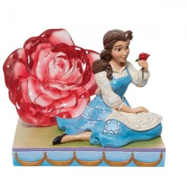 Belle with Clear Resin Rose by Jim Shore