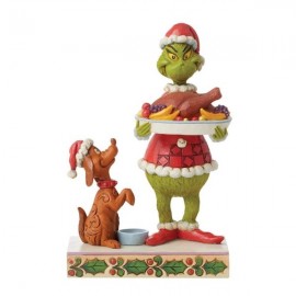 Grinch with Christmas Dinner Figurine by Jim Shore