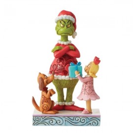 Max and Cindy Lou gifting the Grinch by Jim Shore
