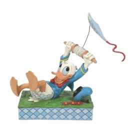 Donald Duck With Kite Figurine by Disney Traditions and Jim Shore
