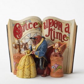 Beauty and the Beast Story Book Figurine by Jim Shore