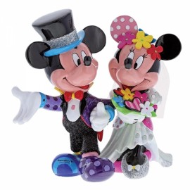 Mickey & Minnie Mouse Wedding Figurine by Britto