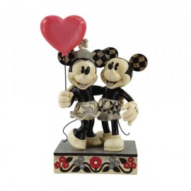 Mickey and Minnie Heart Figurine by Jim Shore Love is in the Air