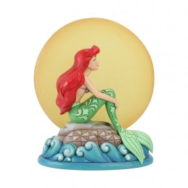 Ariel Sitting on Rock by Moon Jim Shore Disney