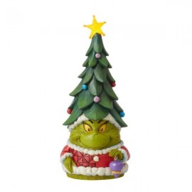 Ο Grinch Καλικάτζαρος με Χριστουγεννιάτικο Δέντρο Καπέλο από τον Jim Shore