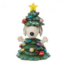 Φιγούρα Snoopy Ντυμένος Χριστουγεννιάτικο Δέντρο από Jim Shore