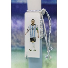Λαμπάδα Μέσι Messi με Ξύλινο Κουτί