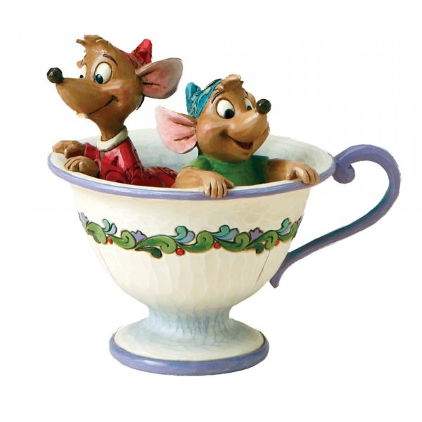 Tea For Two - Jaq & Gus Figurine by Jim Shore - Image 2