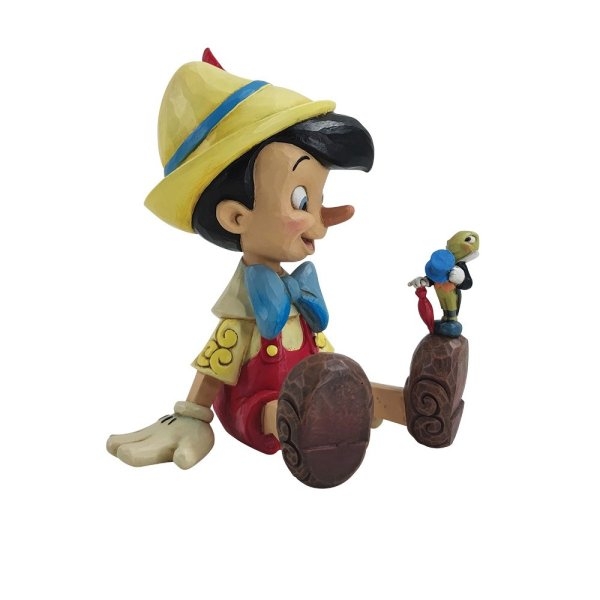 Pinocchio and Jiminy Sitting Figurine by Jim Shore - Image 2