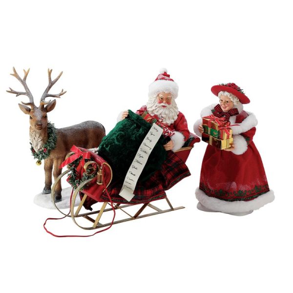 Filling the Sleigh Santa Figurine | Possible Dreams